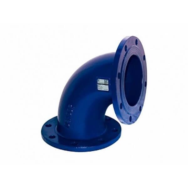 Колено чугунное фланцевое DN 50, DENDOR фото 1