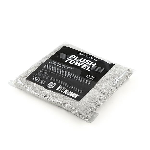 Shine Systems Plush Towel плюшевая микрофибра для финишных работ 40х40см, 500 гр/м² опт фото 2