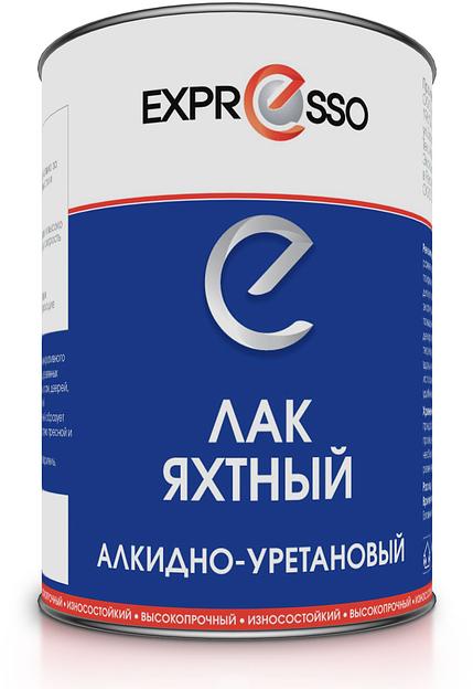 Лак яхтный алкидно-уретановый EXPRESSO полуматовый 1,8 кг фото 1