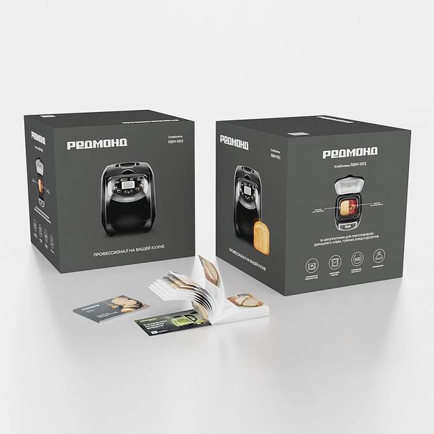 Хлебопечь Redmond RBM-1913 600Вт черный фото 10