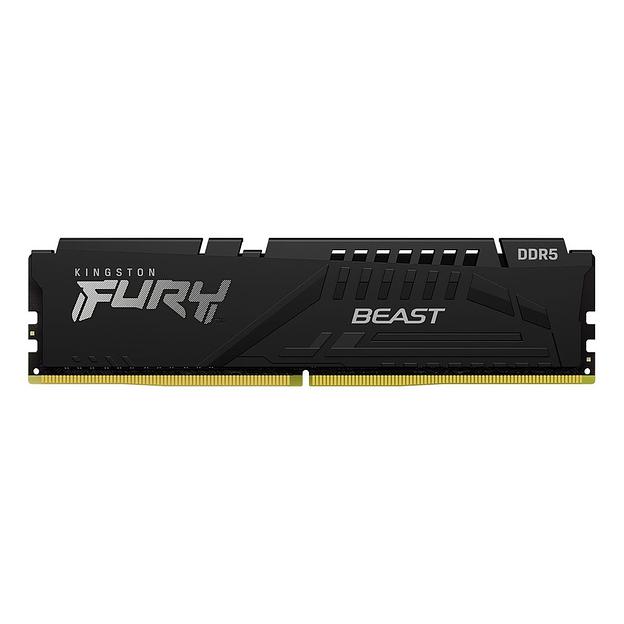 Память DDR5 16Gb 5600МГц Kingston KF556C40BB-16 Fury Beast RTL PC5-41600 CL40 DIMM 288-pin 1.25В single rank фото 1