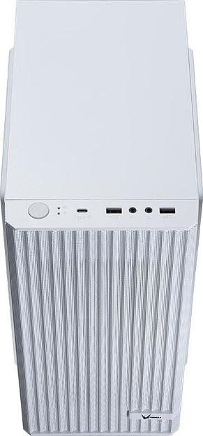 Корпус Formula Air Mesh G1 белый без БП mATX 1x80mm 1xUSB2.0 1xUSB3.1 audio bott PSU фото 3