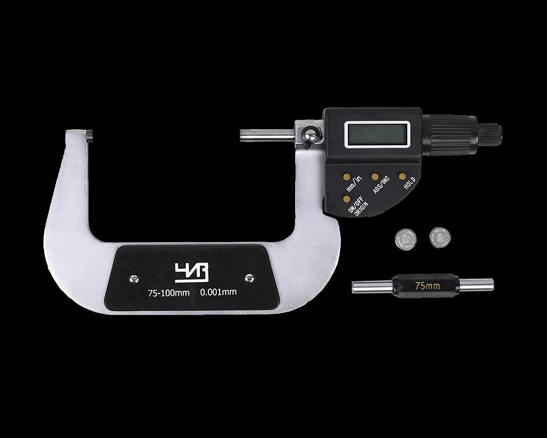 Микрометр гладкий МКЦ- 100 0,001 электр. 4-кн. ЧИЗ с поверкой фото 1