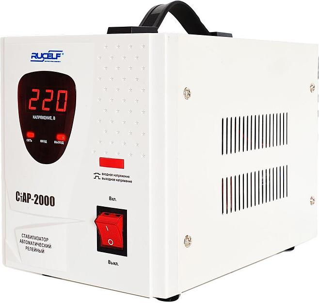 Стабилизатор напряжения Rucelf СтАР-2000 10кВА однофазный белый фото 1