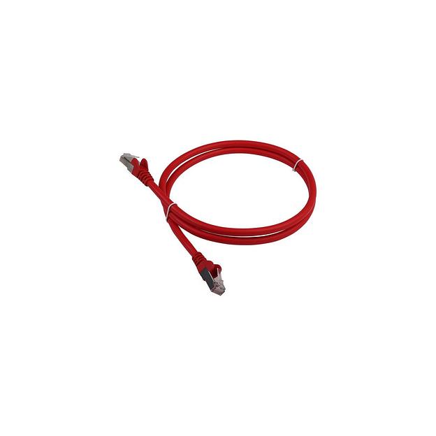 Патч-корд LanMaster вилка RJ-45, вилка RJ-45, кат.6, LSZH, 1м, красный [lan-pc45/s6-1.0-rd] фото 1