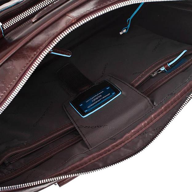 Сумка Piquadro Blue Square CA2849B2/MO коричневый натур.кожа/нейлон фото 2