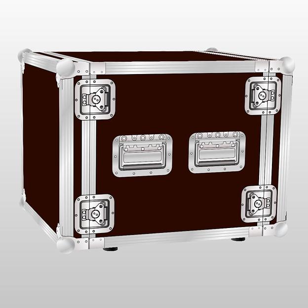 Кофр Рэковый 19" высота 10U, глубина 450 мм фото 1