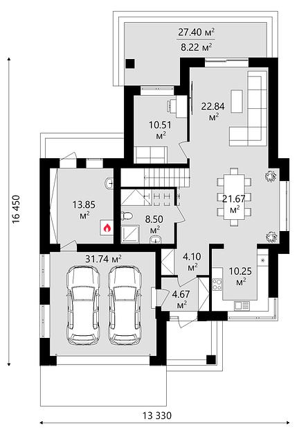 Проект дома KDR – 125 фото 3