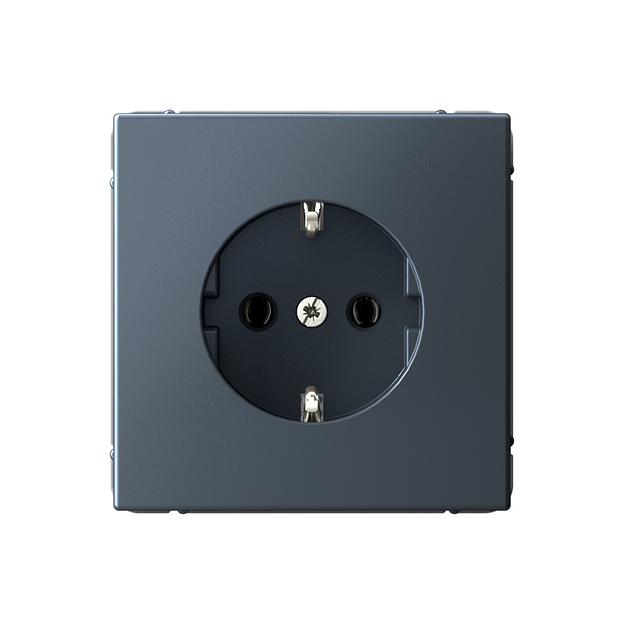 ARTGALLERY РОЗЕТКА с заземлением, 16А, механизм, быстрозажимные клеммы, грифель фото 1