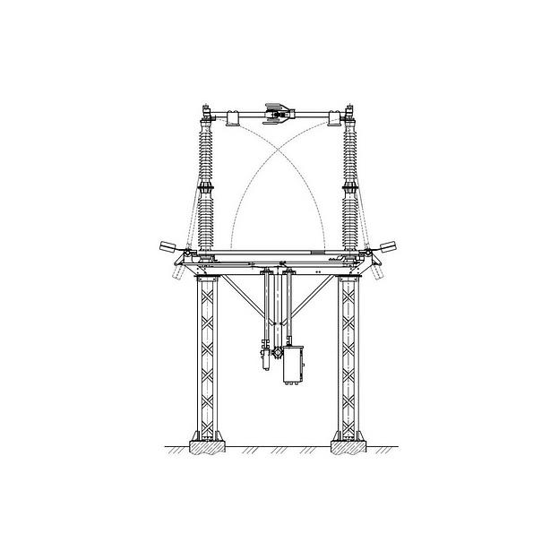 Разъединители горизонтально-поворотного типа РГ-220 / 2000УХЛ1 фото 1