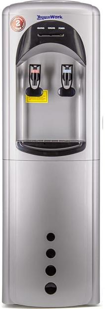 Кулер Aqua Work 17LDR напольный электронный серебристый/черный фото 1