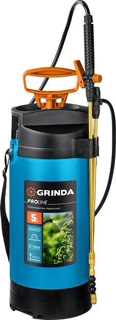 GRINDA PT-5, 5 л, с широкой горловиной, упоры для ног, переносной опрыскиватель, PROLine (8-425155) фото 1