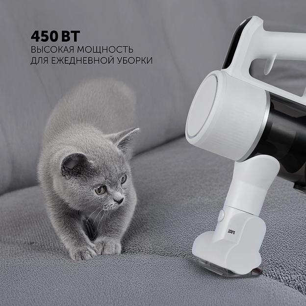 Пылесос Polaris PVCS 3060 100Вт белый фото 3