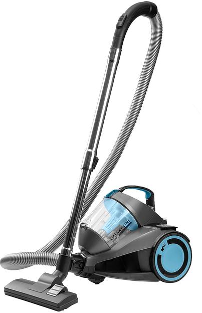 Пылесос Galaxy Line GL 6224 2400Вт серый/голубой фото 3