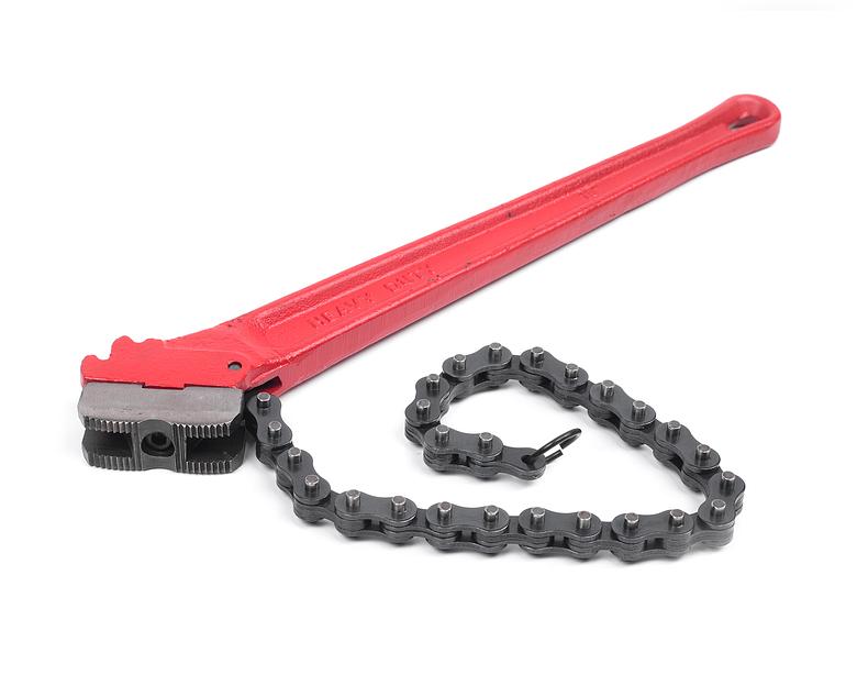 Ключ трубный цепной  18" HOR с поверкой фото 2