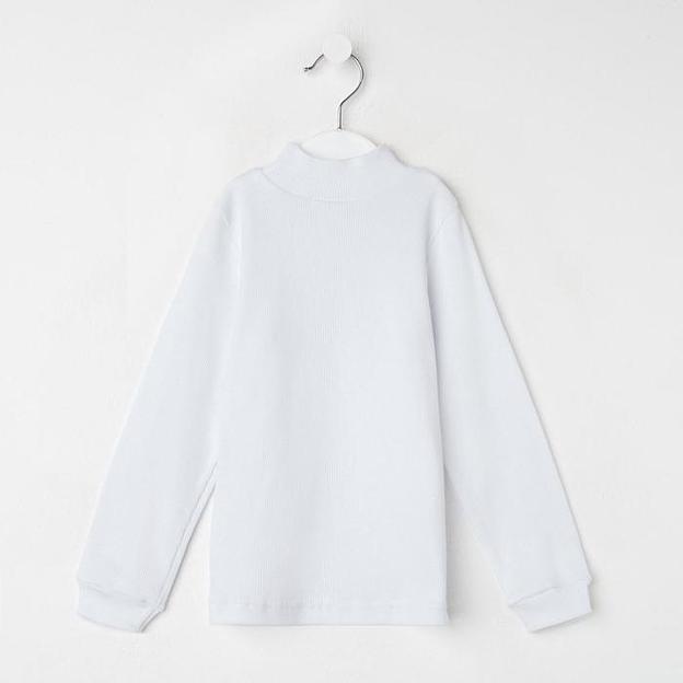 Школьная водолазка для девочки Рыжик, рост 122 см, белый ОПТ фото 2