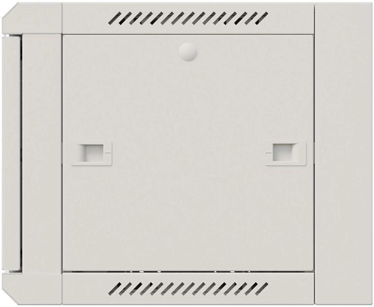 Шкаф коммутационный NTSS Премиум (NTSS-W6U6045FD) настенный 6U 570x450мм пер.дв.металл 60кг серый 18кг фото 3