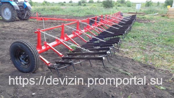 Борона зубовая односледная БЗУ-18 фото 2