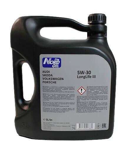 Синтетическое моторное масло OEM для автомобилей Audi, Skoda, VW Nord Oil «Specific Line» 5W-30 ОПТ фото 3