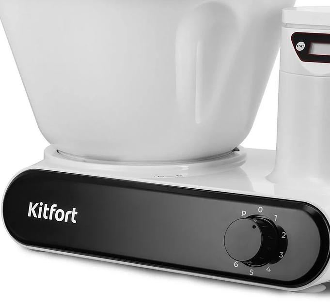 Миксер планетарный Kitfort КТ-3478 1200Вт белый фото 4