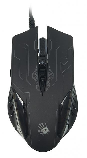 Мышь A4Tech Bloody Q51 черный/рисунок оптическая (3200dpi) USB3.0 (8but) фото 2