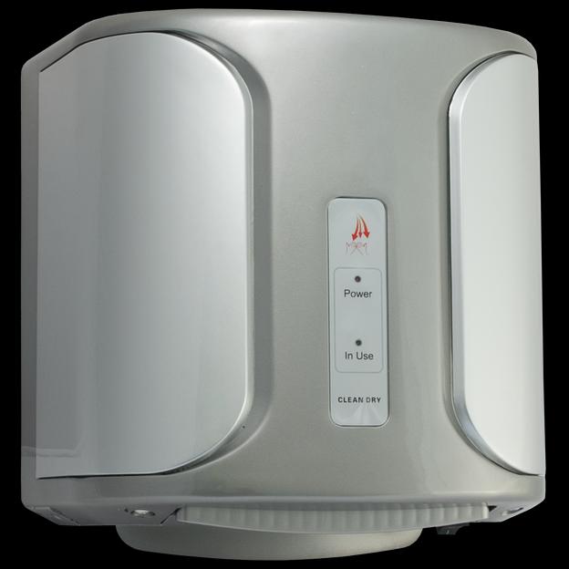 Электросушитель для рук "Puff-8806C", темно-серебристый, 1,0 кВт фото 1