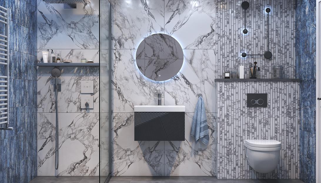 Тумба подвесная «EDGE» графит ОПТ  фото 1