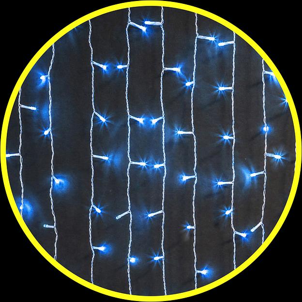 Гирлянда новогодняя светодиодная NGF-C01-357B-8-2x1.5m-230-TR-IP44 Navigator Group 21312 фото 1