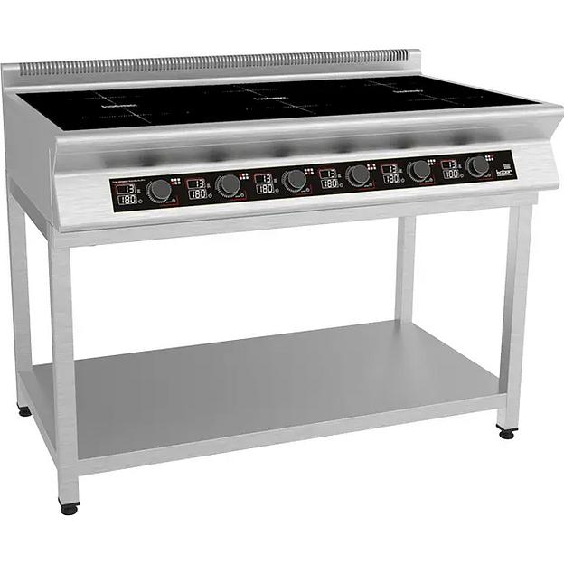 Плита индукционная на открытой подставке 6 конфорок Кобор I7-6S фото 1