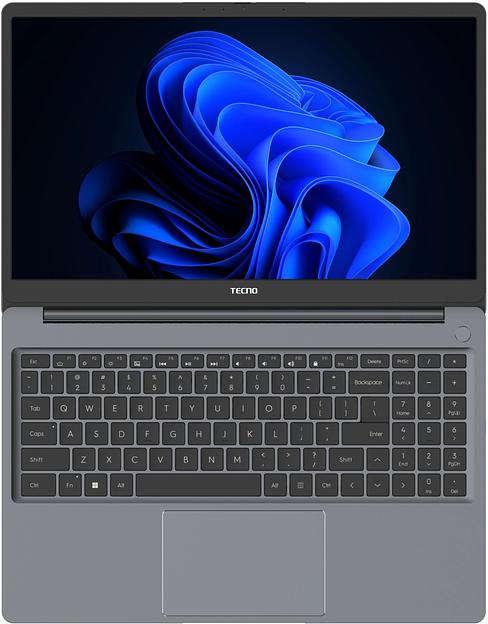 Ноутбук Tecno MegaBook K15SRA Core i3 1315U 16Gb SSD512Gb Intel UHD Graphics 15.6" IPS FHD (1920x1080) Windows 11 Home grey WiFi BT Cam 6060mAh (71003300532) фото 4