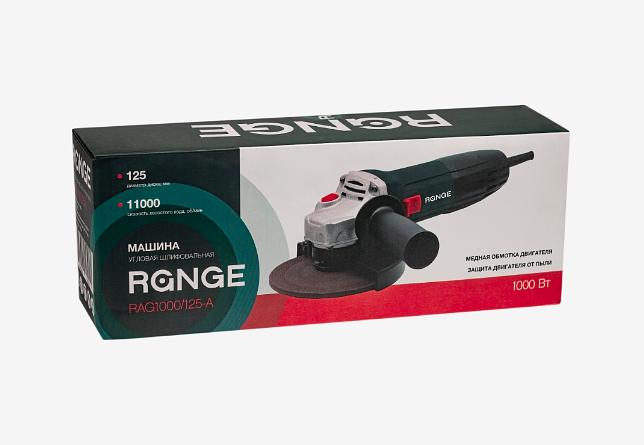 Угловая шлифовальная машина Range RAG1000/125-A опт фото 9