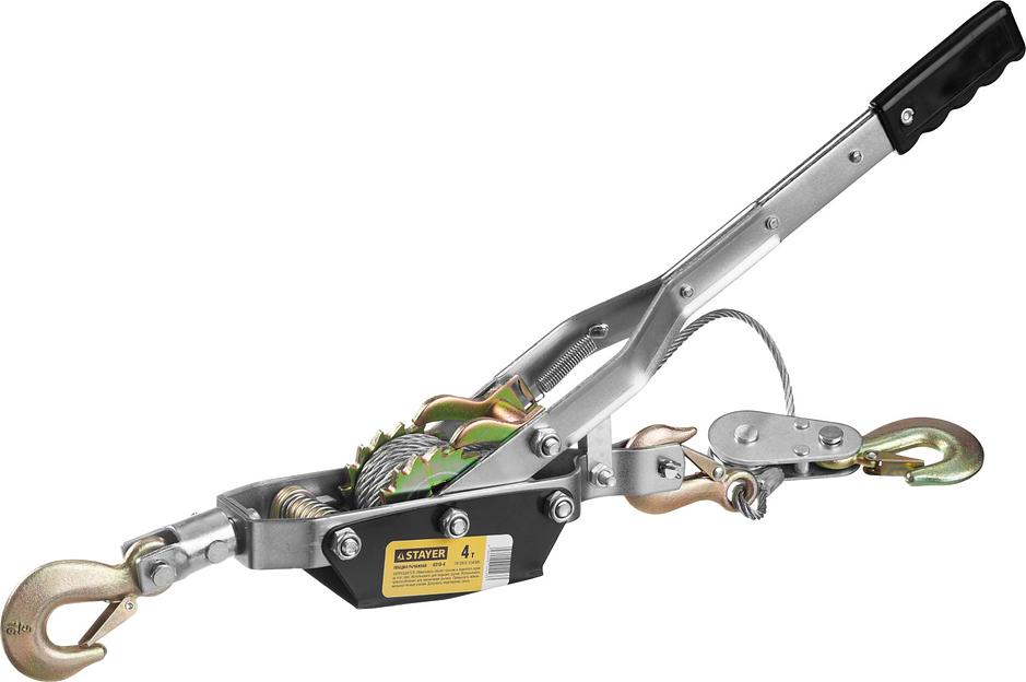 STAYER MAXPull, 4 т, 3 м, ручная рычажная лебедка (4310-4) фото 1