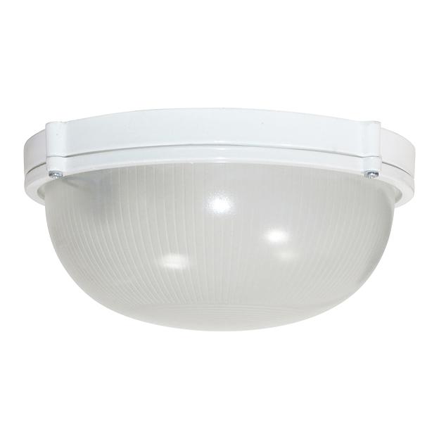 Светильник НПП 03-100-009 "Банник" 1101 круг большой 1х100Вт E27 IP65 корпус бел. Элетех 1005500930 фото 3