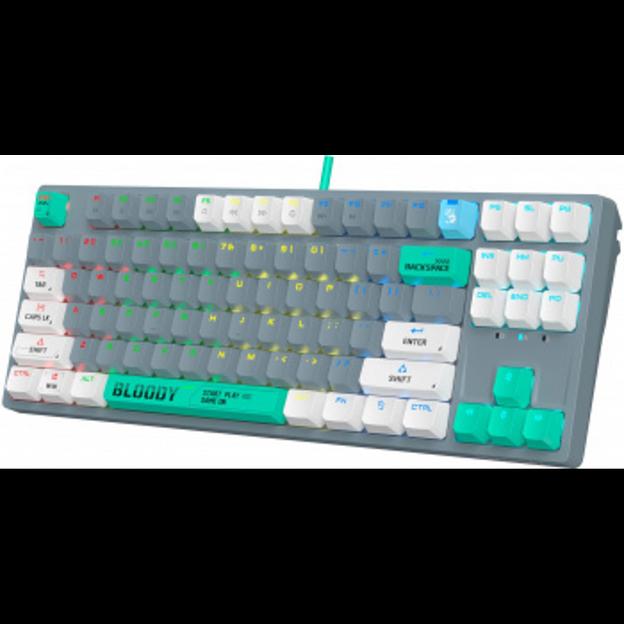 Клавиатура A4Tech Bloody S87 Energy механическая серый USB for gamer LED (S87 USB ENERGY ASH) фото 5