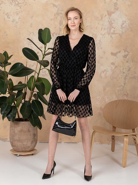 Платье шифоновое с напылением на запах «Anna Ricco» АРК006-2021-126 опт фото 3