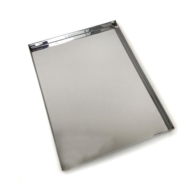 Противень 650х530 мм высота 20 мм толщина 0,8 мм 4 борта нержавеющая сталь фото 2