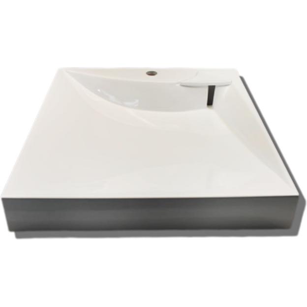 Раковина из искусственного камня «Калипсо» для установки над стиральной машиной ОПТ фото 1