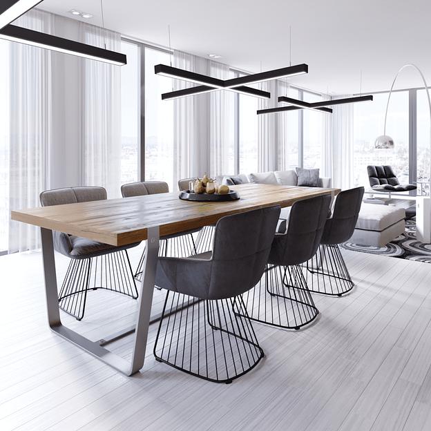 Светильник Х-образный подвесной 1190х1190х50х50 4000K 72W фото 2