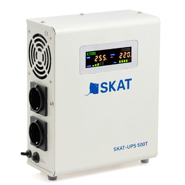 ИБП БАСТИОН SKAT-UPS 500T источник питания Line-Interactive 220В, 500ВА, работает от 1 внешней АКБ (4501) фото 1