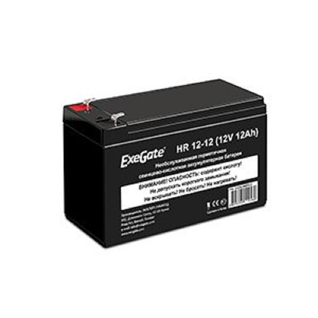 Exegate EX282968RUS Аккумуляторная батарея HR 12-12 (12V 12Ah 1251W, клеммы F2) фото 1