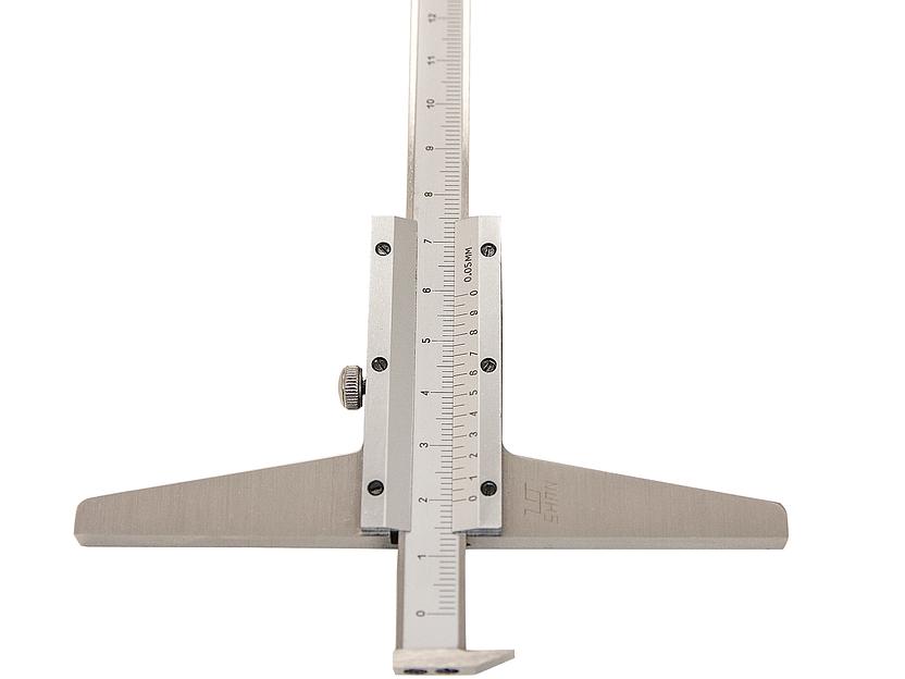 Штангенглубиномер ШГ- 250 0,05 с тол-м SHAN с поверкой фото 1