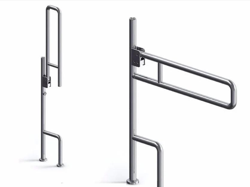 Поручень Art Company откидной для унитаза напольный ОПТ фото 1