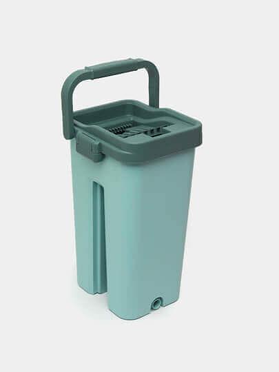 Комплект ведро 8 л с системой отжима и швабра с дополнительной насадкой CJ-008 синий, зелёный, бордовый фото 7