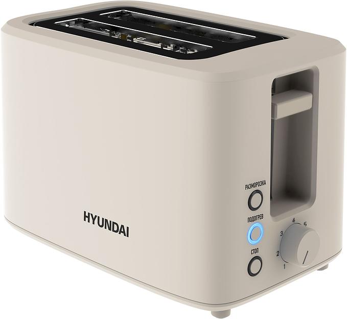Тостер Hyundai HYT-3306 700Вт кремовый фото 1
