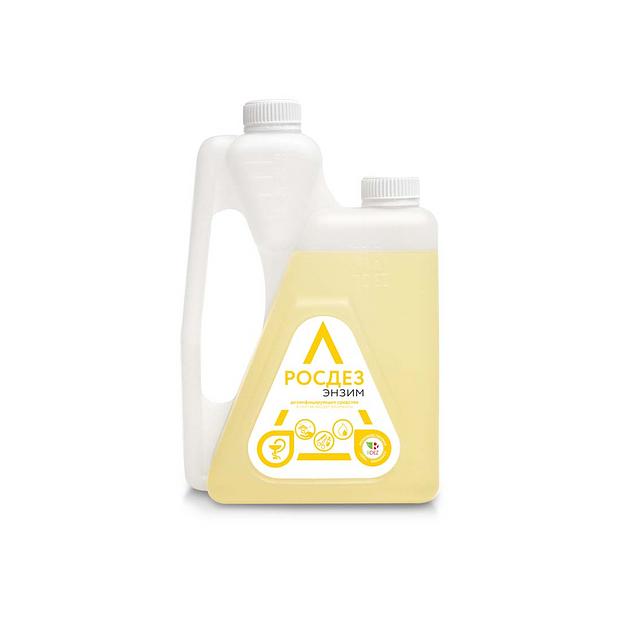 Дезинфицирующее средство с моющим эффектом «Росдез-Энзим» 1 л, опт фото 1