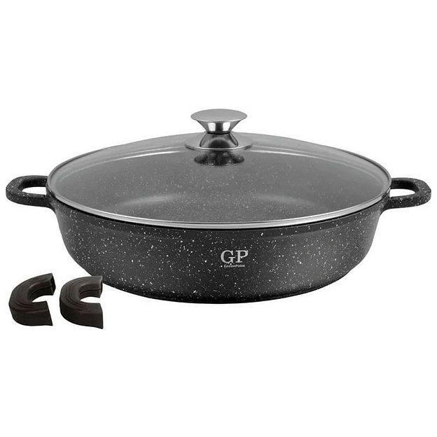 Сотейник с крышкой GreenPoint 28 см, арт.2888-GP ОПТ фото 1
