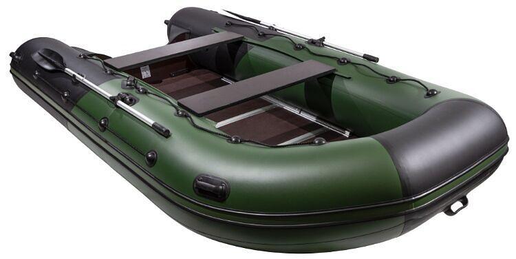 Лодка Ривьера Максима 3800 СК, 3800*2000*520 мм., цвет: зеленый-черный фото 3