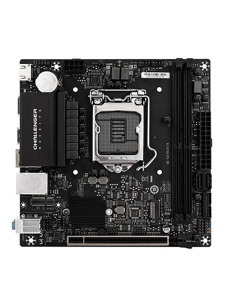 Материнская плата MAXSUN Challenger H510ITX, Socket1200, Mini-ITX, Retail, 2xDDR4, PCIe4.0, M.2, M.2 WiFi, GLANPS2, HDMI, DP, кулер CPU (MSCH-H510ITX) фото 1