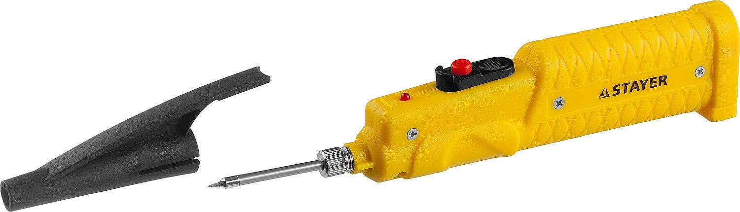 STAYER MAXTerm, 6 Вт, 3АА, беспроводной паяльник (55306) фото 1