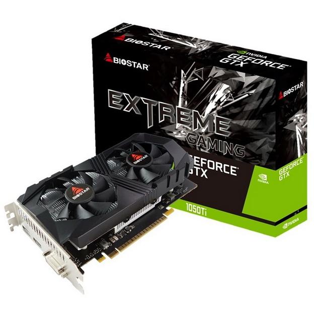 Видеокарта BIOSTAR NVIDIA GTX 1050 Ti 1291 4096 7008 128 RTL [VN1055TF41] фото 1